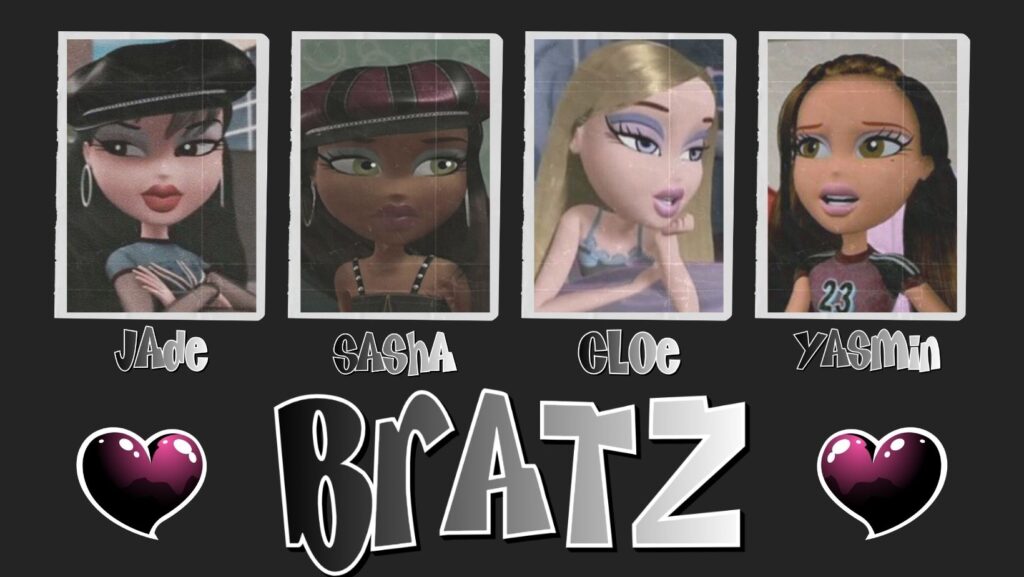 Picture of each of the Bratz girls.