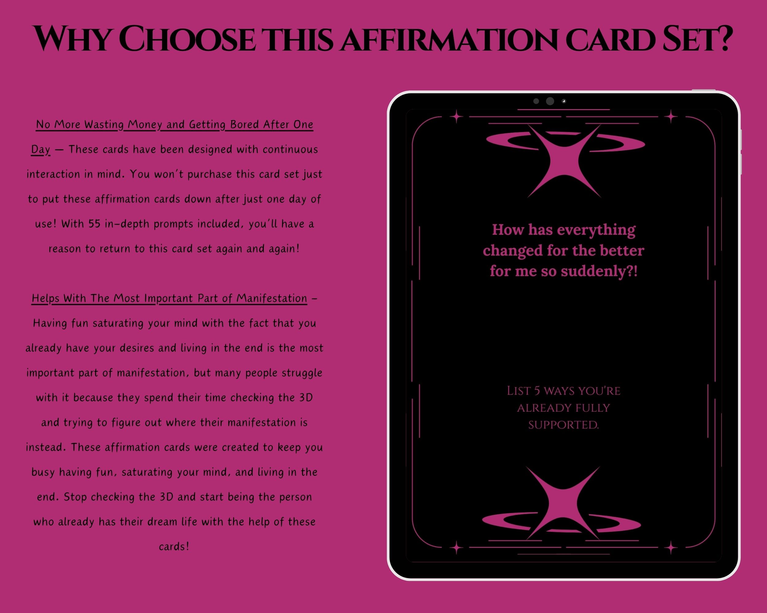 law of assumption dream life affirmation card set "i am living my dream life” law of assumption dream life affirmation card set "i am living my dream life”