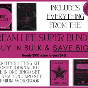 the dream life super bundle law of assumption dream life manifestation tools to manifest ideal reality
