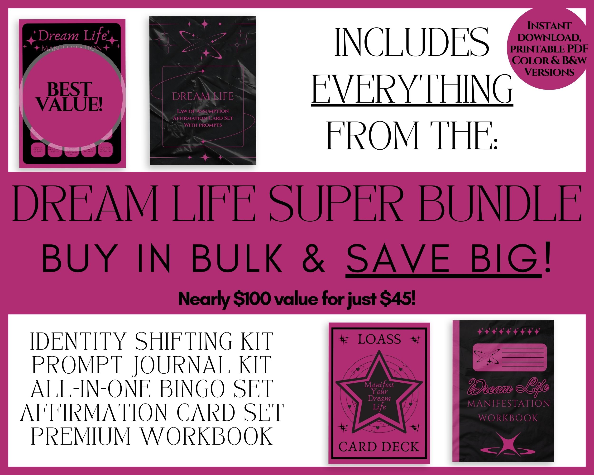 the dream life super bundle law of assumption dream life manifestation tools to manifest ideal reality the dream life super bundle law of assumption dream life manifestation tools to manifest ideal reality