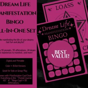dream life manifestation bingo all in one se